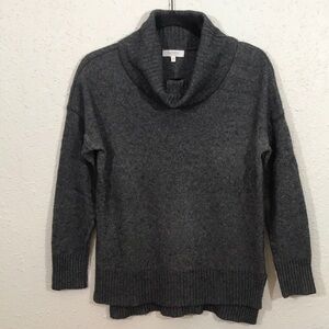 Bartolini Made in Italy Gray Wool & Cashmere Blend Turtleneck Sweater size M